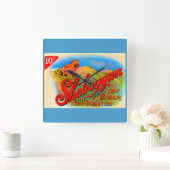 1920-etiket Sheboygan cigar Vierkante Klok (Huis)