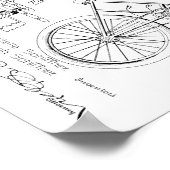 1920  fietsenbordkunstwerk afdrukken poster (Hoek)