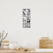  1920 film maakt T-shirts Poster (Keuken)