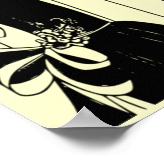 1920 Flapper Deco Poster 2 - Aanpassen! (Hoek)