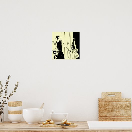  1920 Flapper Deco Poster 2 - Aanpassen! (Keuken)