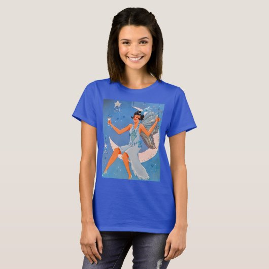 1920 Flapper Fairy T-shirt (Voorkant volledig)