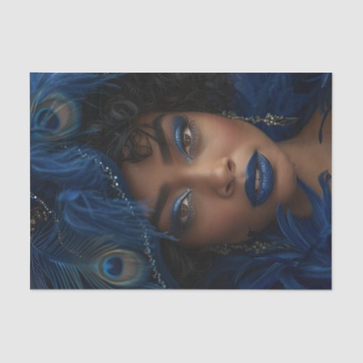 1920 Flapper Girl12 Tissuepapier (Voorkant)