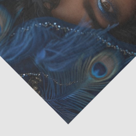 1920 Flapper Girl12 Tissuepapier (Detail)