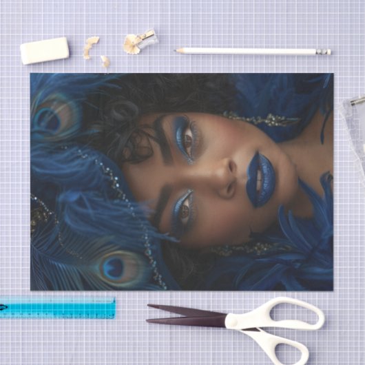 1920 Flapper Girl12 Tissuepapier (Craft)