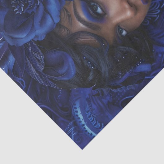 1920 Flapper Girl13 Tissuepapier (Detail)