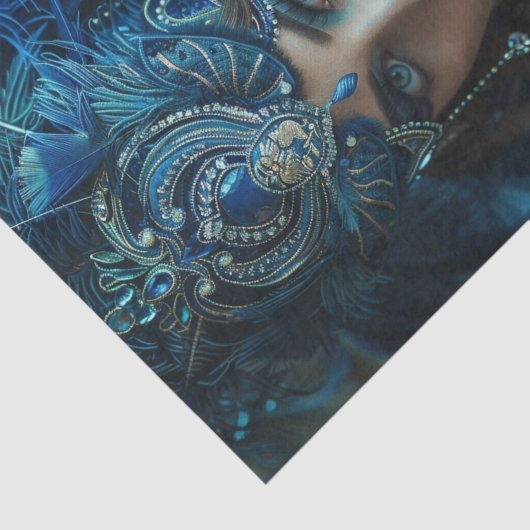 1920 Flapper Girl19 Tissuepapier (Detail)