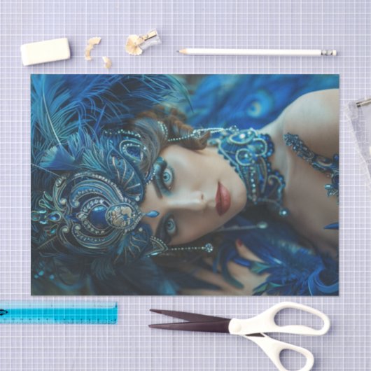 1920 Flapper Girl19 Tissuepapier (Craft)