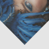 1920 Flapper Girl21 Tissuepapier (Detail)