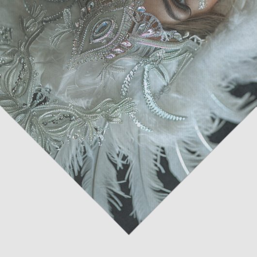 1920 Flapper Girl29 Tissuepapier (Detail)