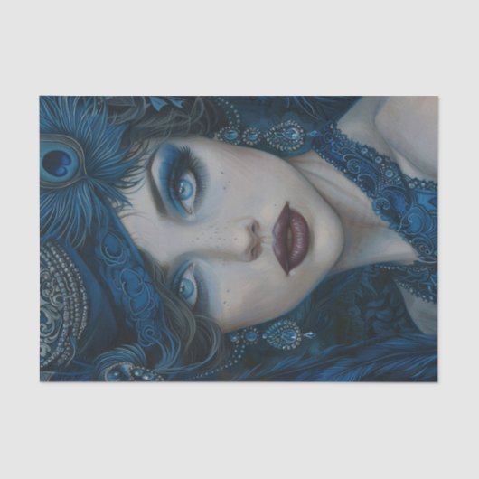 1920 Flapper Girl31 Tissuepapier (Voorkant)