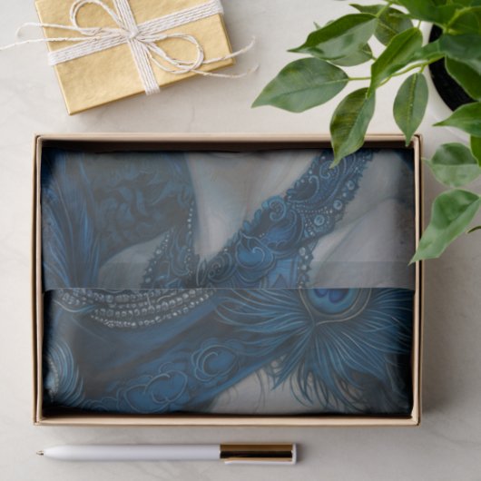 1920 Flapper Girl31 Tissuepapier (Geschenk)