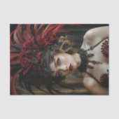 1920 Flapper Girl34 Tissuepapier (Voorkant)