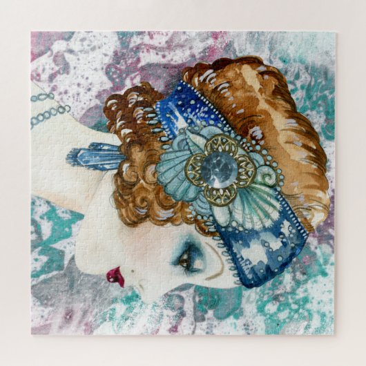  1920 Flapper Lady Puzzel, Puzzel Legpuzzel (Horizontaal)