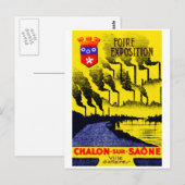 1920 Franse Industriële Expo Briefkaart (Voorkant / Achterkant)