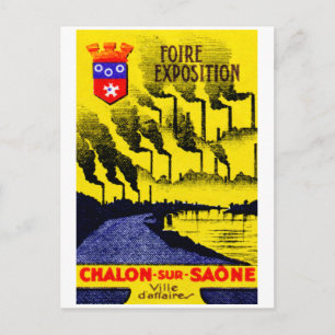 1920 Franse Industriële Expo Briefkaart