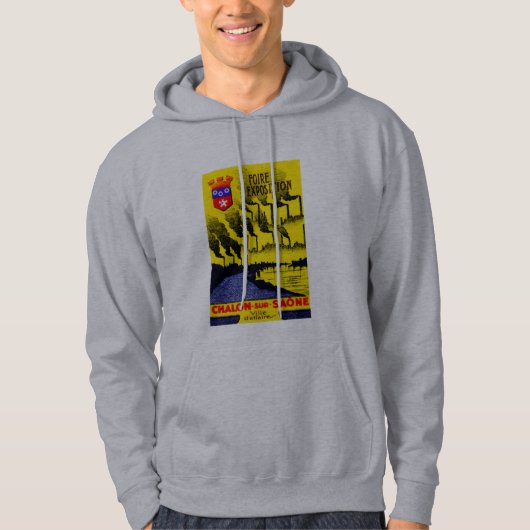 1920 Franse Industriële Expo Hoodie (Voorkant)