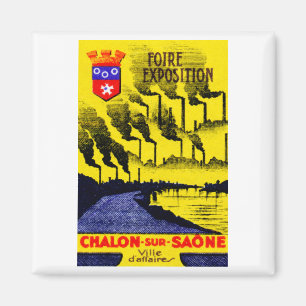 1920 Franse Industriële Expo Magneet