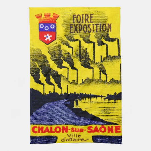 1920 Franse Industriële Expo Theedoek (Verticaal)