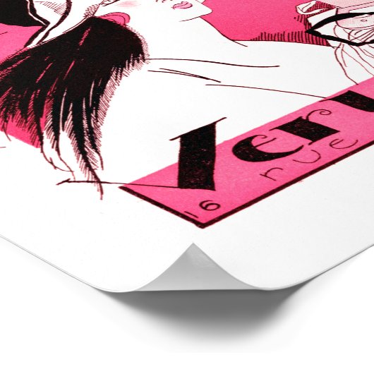 1920 franse mode en poster (Hoek)