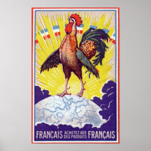 1920 Franse producten kopen Poster (Voorkant)