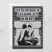 1920, Gatsby Party Invitations Kaart (Achterkant)