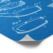 1920 Golf Club Head Design Patent Art Print (Hoek)