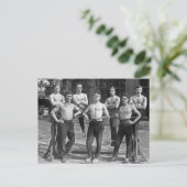 1920 Gymnasten Briefkaart (Staand voorkant)