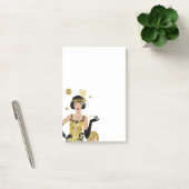 1920-haar, 70-retro-vrouw post-it® notes (Kantoor)