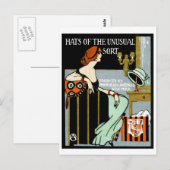 1920 het Poster van de Mode Briefkaart (Voorkant / Achterkant)