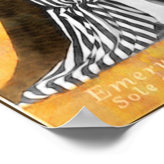 1920 Hosiery Ad - Cute and Artistic Poster (Hoek)