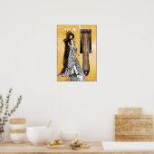 1920 Hosiery Ad - Cute and Artistic Poster (Keuken)
