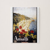 1920 Italiaanse reisposter voor de kust van Amalfi Legpuzzel (Verticaal)