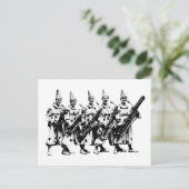 1920 Jazz Clowns, zwart Briefkaart (Staand voorkant)