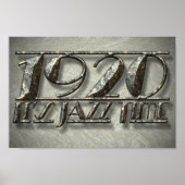 1920 Jazz Time Dance Style Music Billboard Poster (Voorkant)