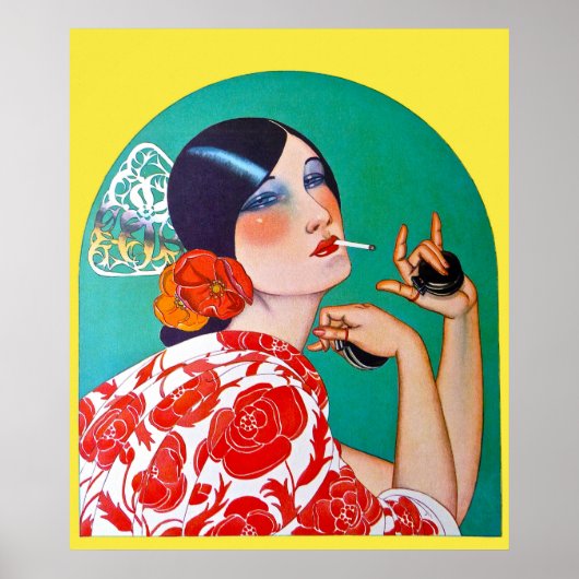 1920-kastanjes afdrukken poster (Voorkant)
