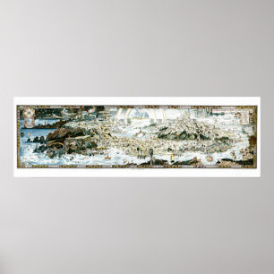 1920 Klassieke Fairyland Imaginaire Kaart Poster