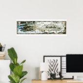 1920 Klassieke Fairyland Imaginaire Kaart Poster (Thuiskantoor)