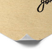 1920 Kunst voor patenttekening vliegtuigboot Poster (Hoek)