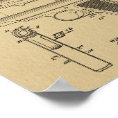 1920 - Kunsttekenafdrukken voor automatische Pisto Poster (Hoek)