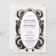 1920 Luxe Art Deco Gatsby Mode Monogram Bruiloft