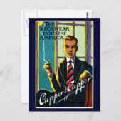 1920  Mannen Stropdassen Briefkaart (Voorkant / Achterkant)
