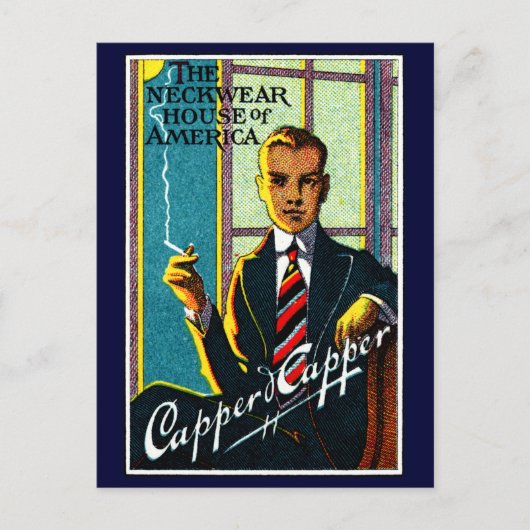 1920  Mannen Stropdassen Briefkaart (Voorkant)