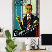 1920  Mannen Stropdassen Poster (Thuiskantoor)