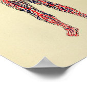  1920 organigatuurkunst poster (Hoek)