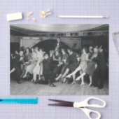  1920-papier voor flatgroepweergave tissuepapier (Craft)