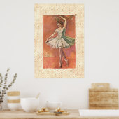  1920 ~ Portret van een Ballerina Poster (Keuken)