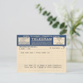 1920 Postal Telegram (Briefkaart) Briefkaart (Staand voorkant)