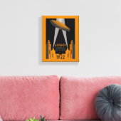 1920 Retro luchtschip reizen Canvas Afdruk (Insitu (Woonkamer))