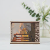 1920  Rome Travel Art briefkaart (Staand voorkant)